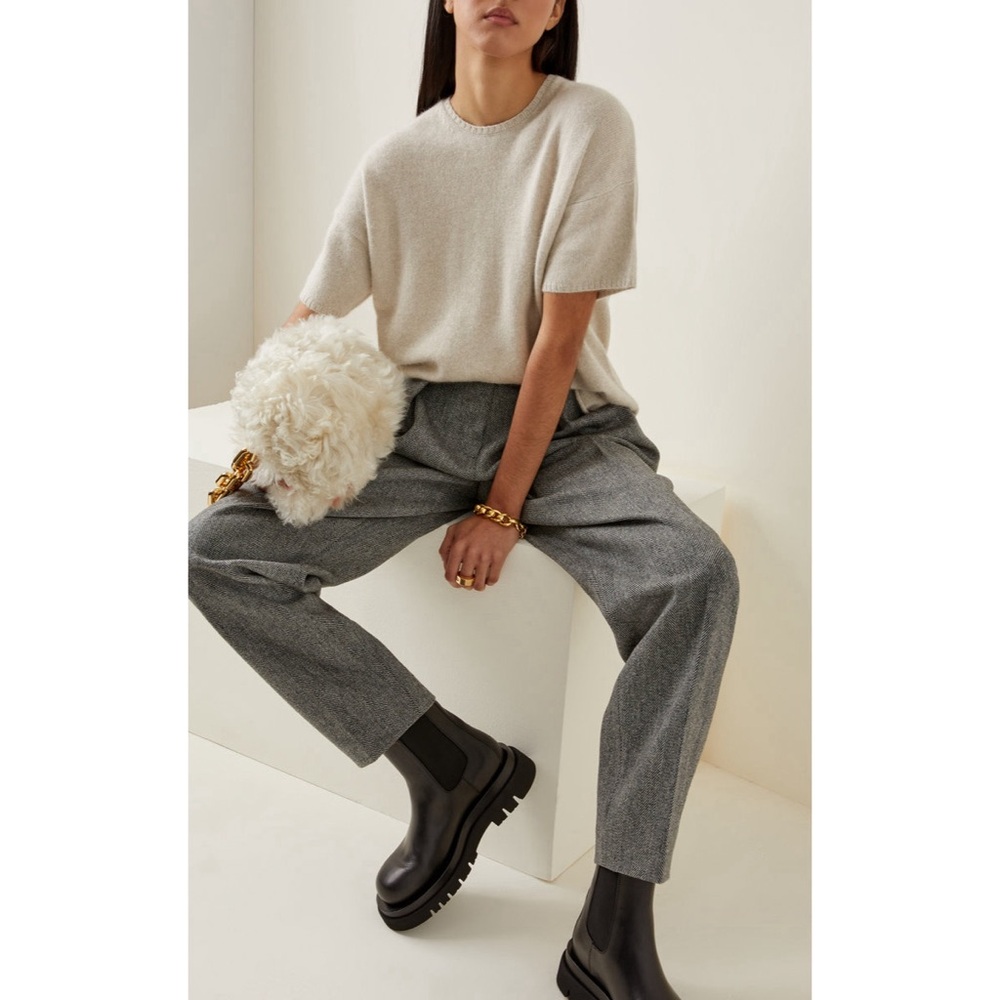 Loulou Studio Sweater Tee - Beige (M)